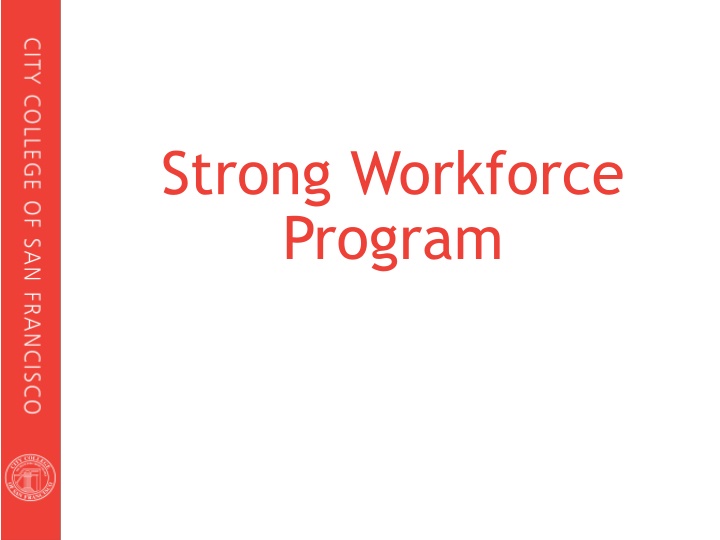 strong workforce program