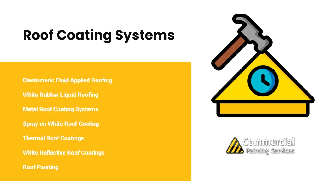 roof coating systems