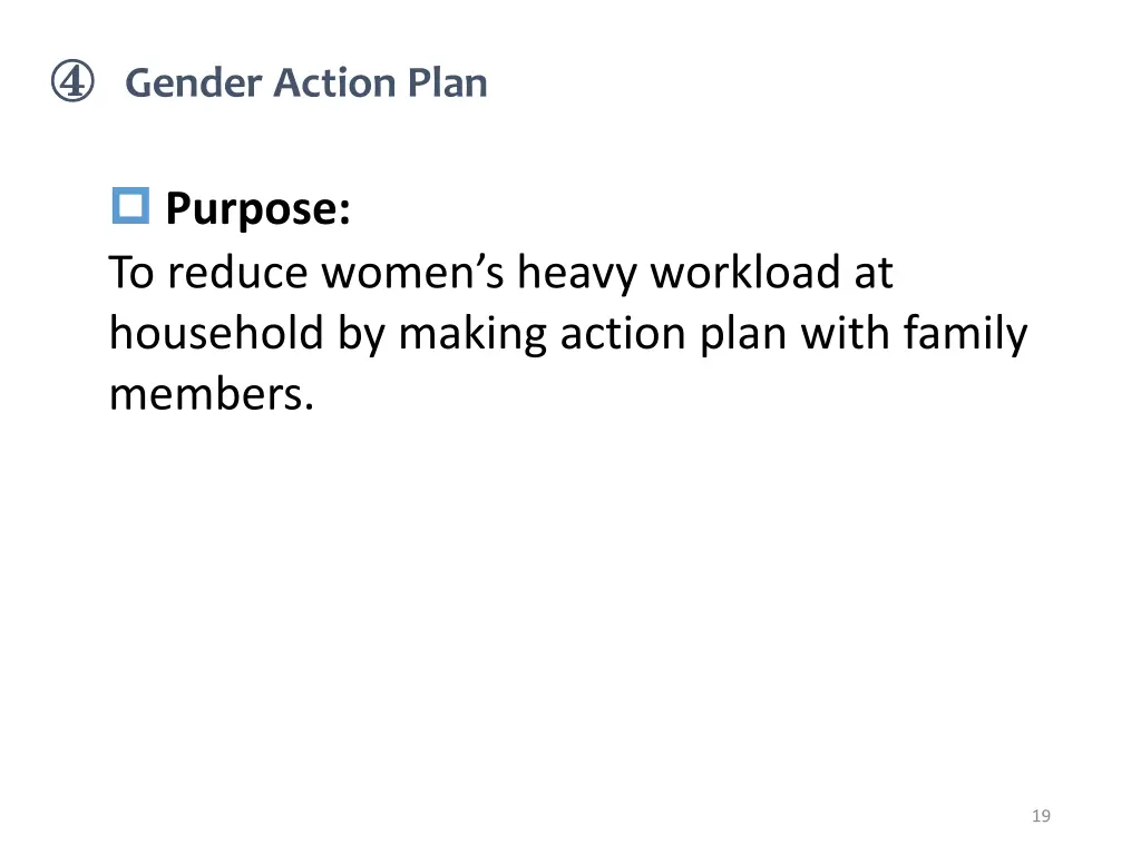 gender action plan