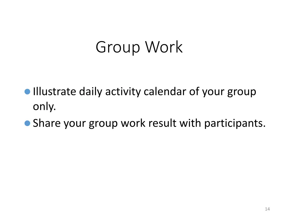 group work 1