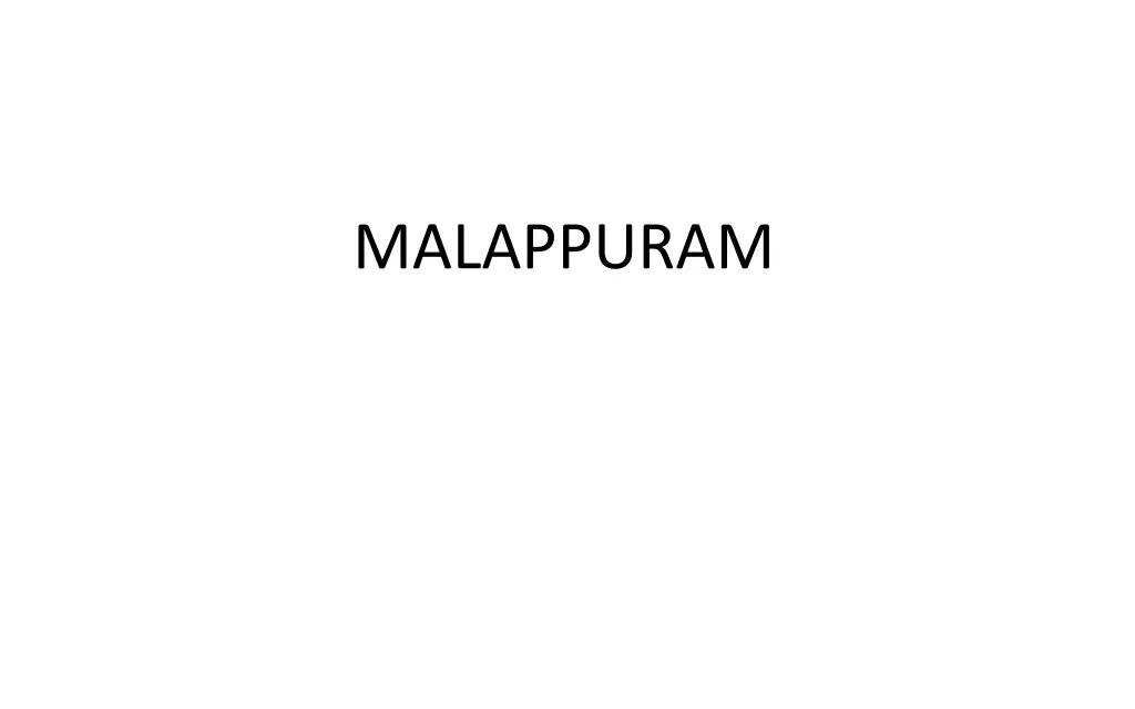 malappuram