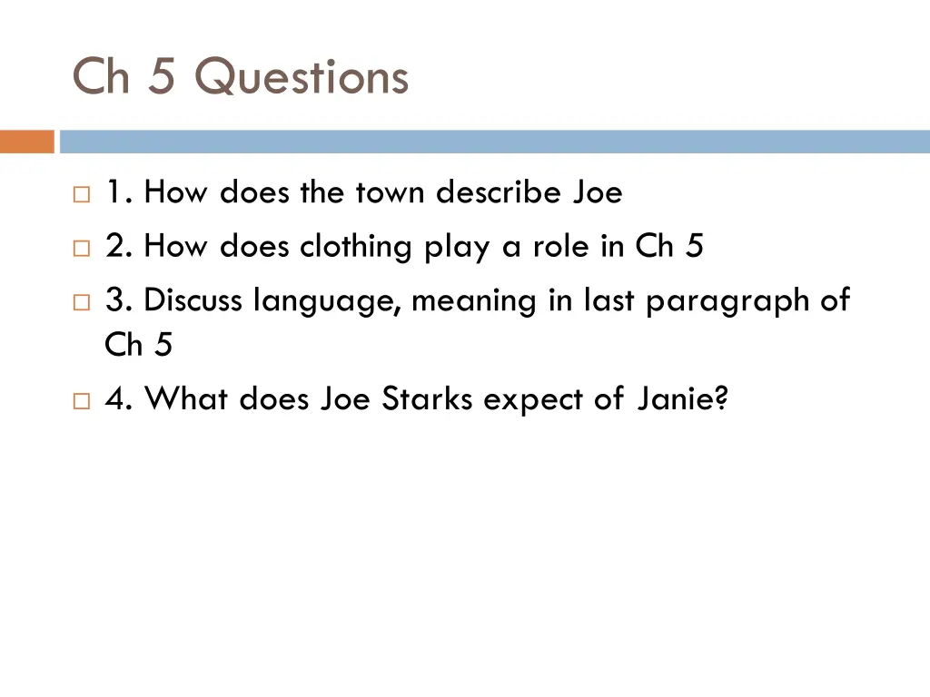 ch 5 questions