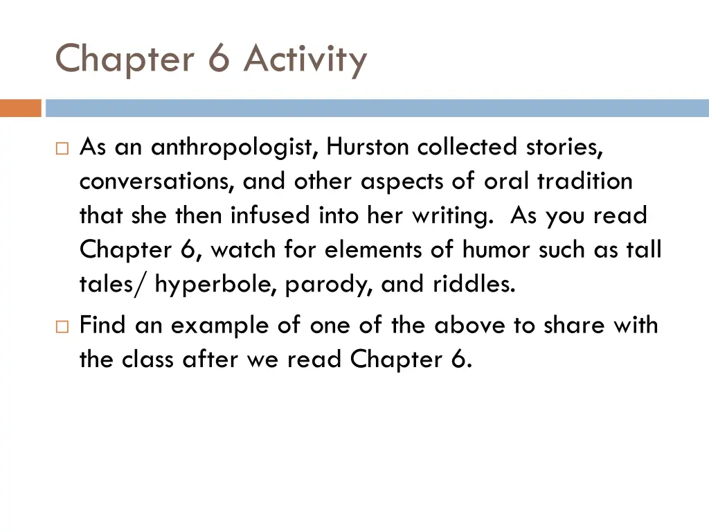 chapter 6 activity