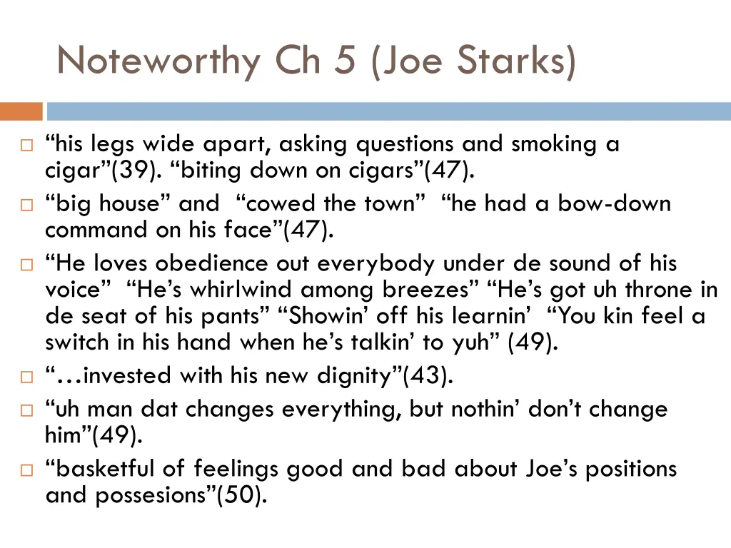 noteworthy ch 5 joe starks