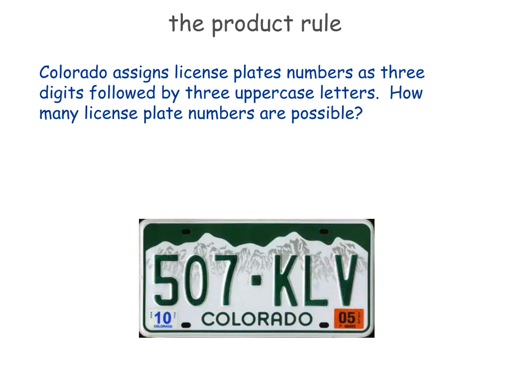 the product rule 2