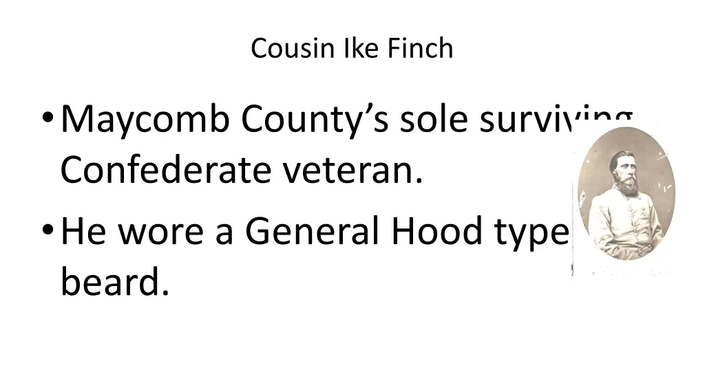 cousin ike finch