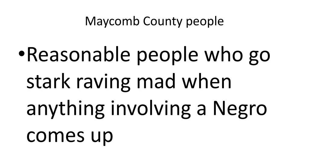 maycomb county people