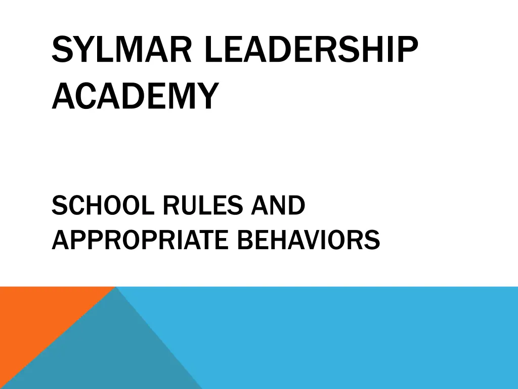 sylmar leadership academy