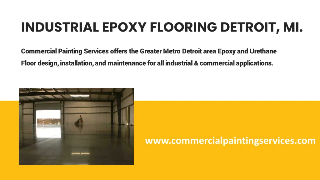 industrial epoxy flooring detroit mi