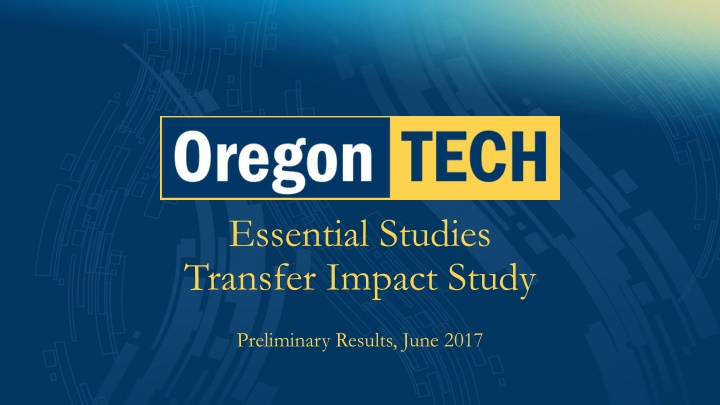 essential studies transfer impact study