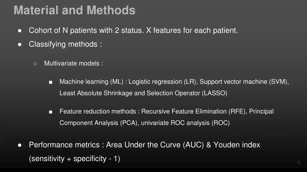 material and methods