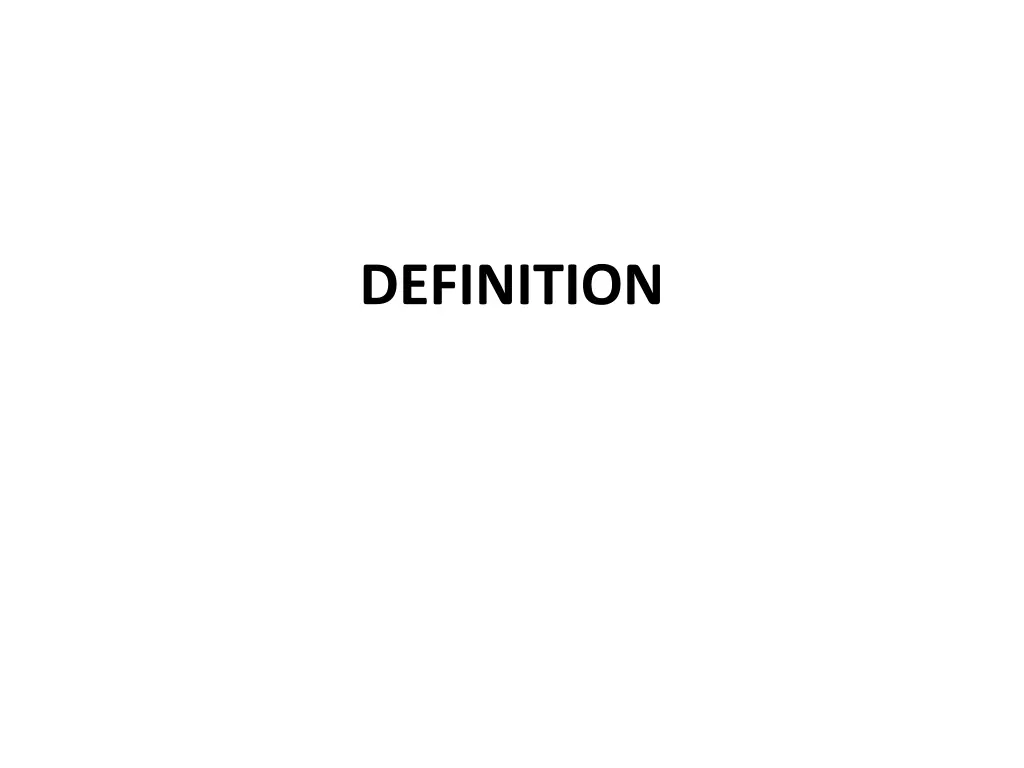 definition