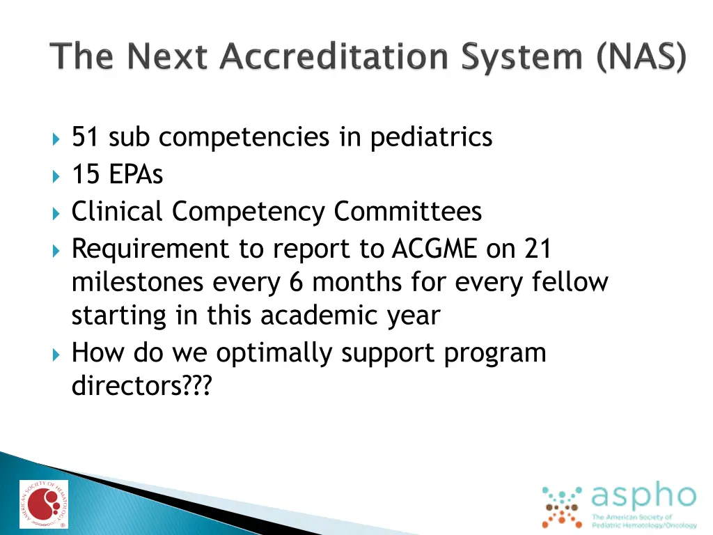 51 sub competencies in pediatrics 15 epas