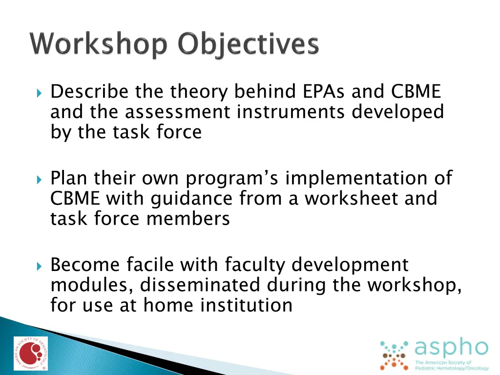 describe the theory behind epas and cbme