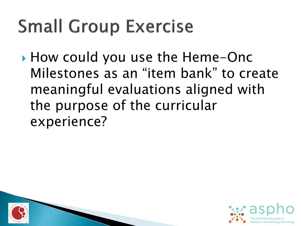 how could you use the heme onc milestones