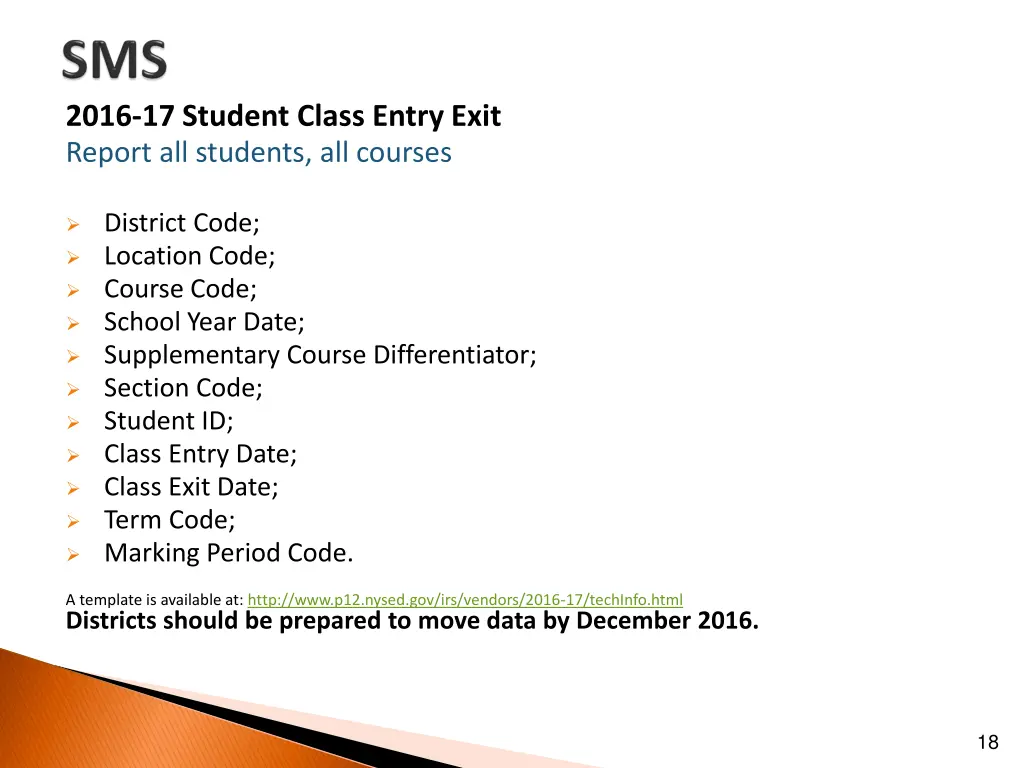 2016 17 student class entry exit report