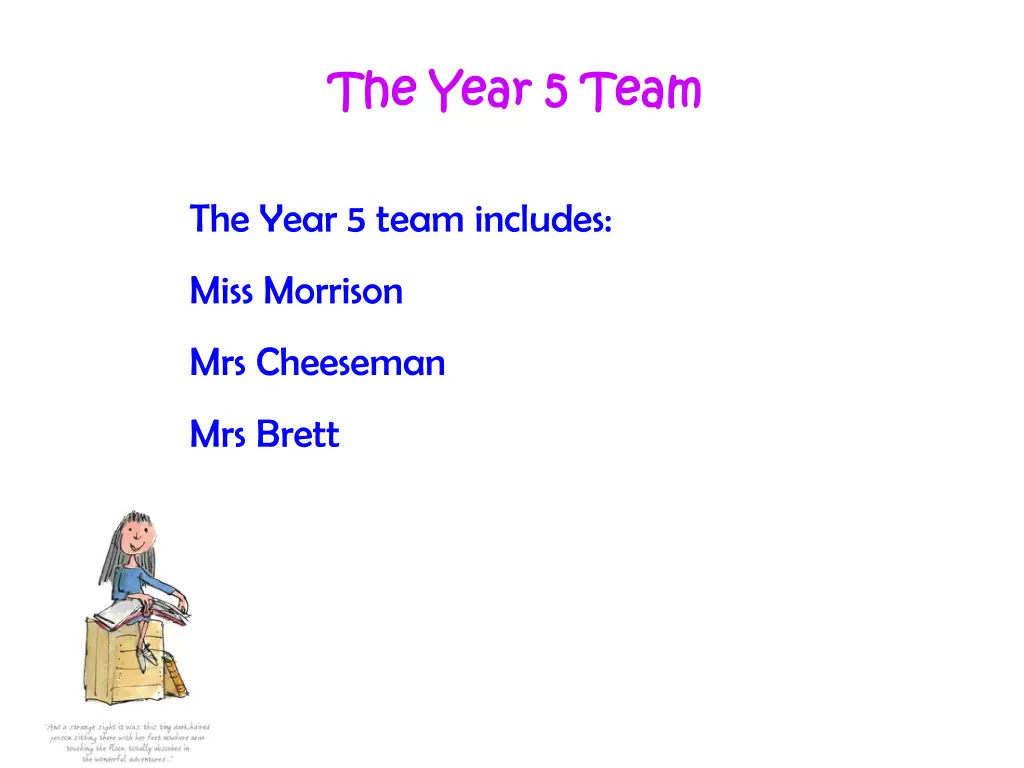 the year 5 team the year 5 team