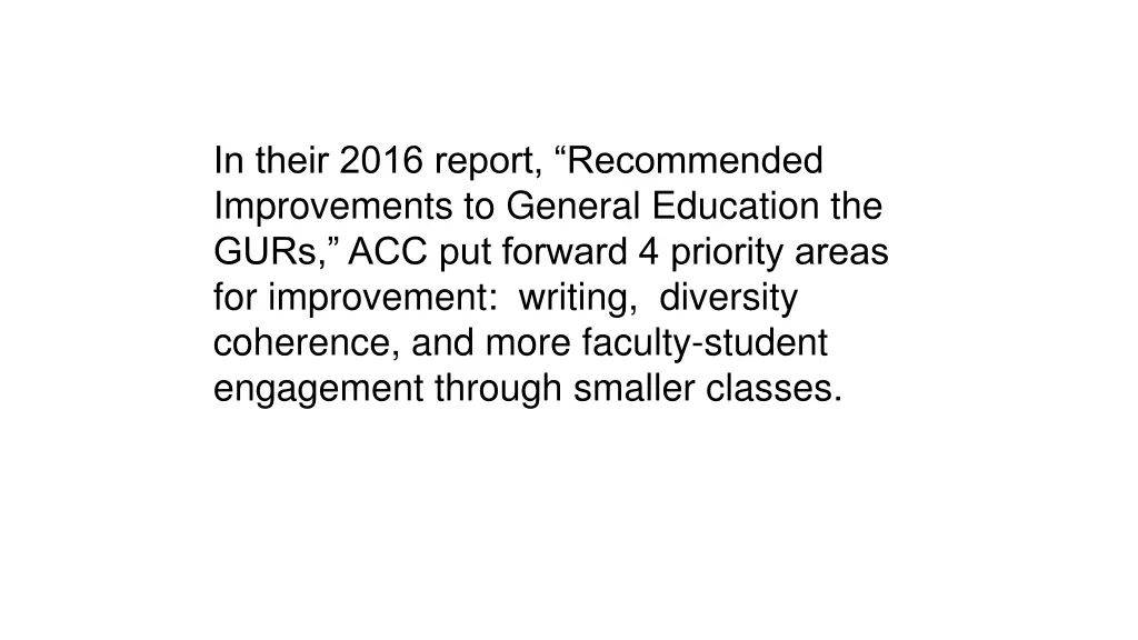 in their 2016 report recommended improvements