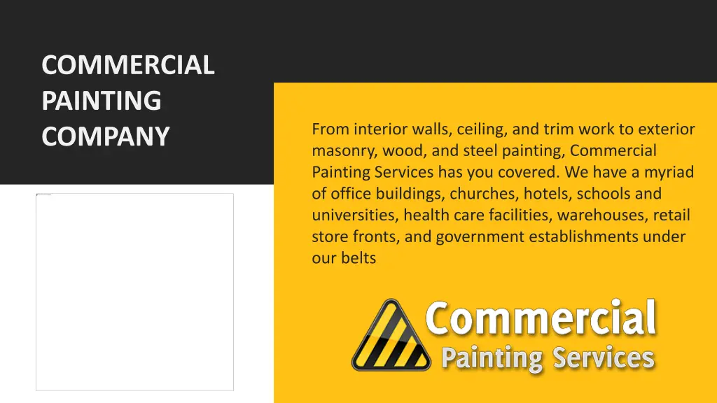 commercial painting company