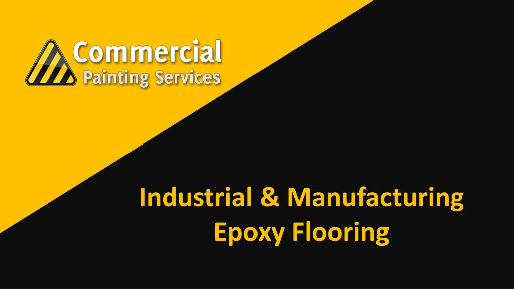 industrial manufacturing epoxy flooring