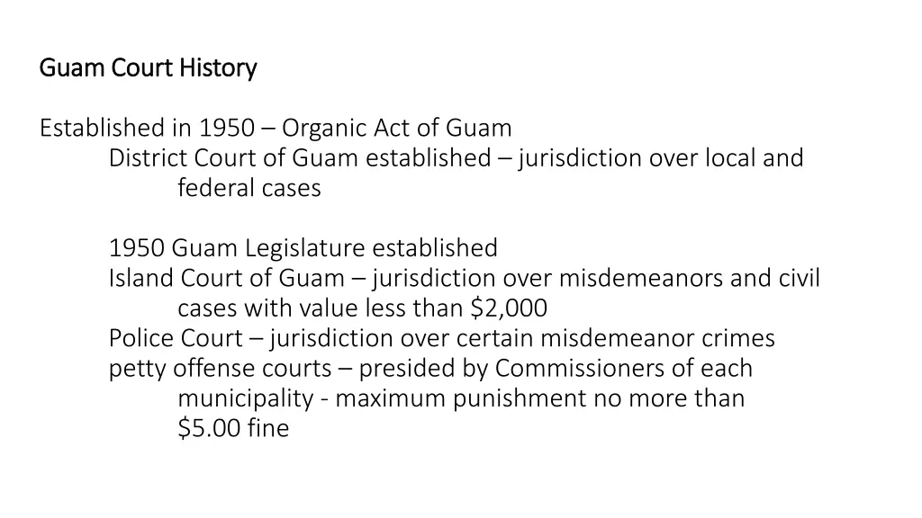 guam court history guam court history