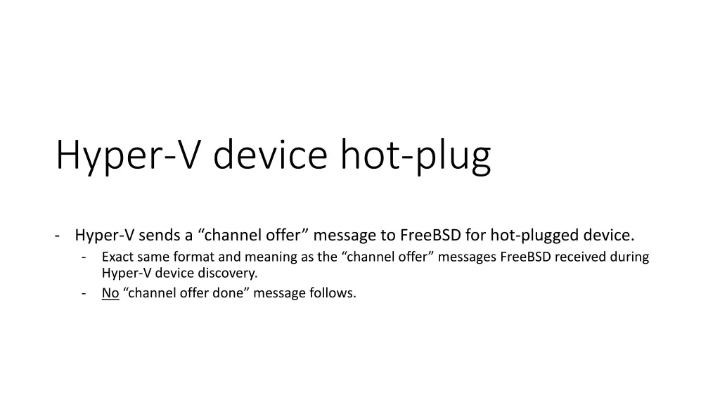 hyper v device hot plug