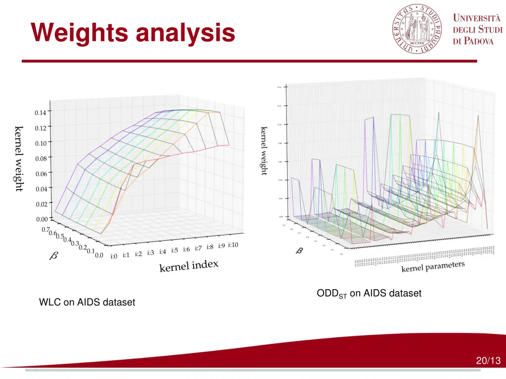 weights analysis