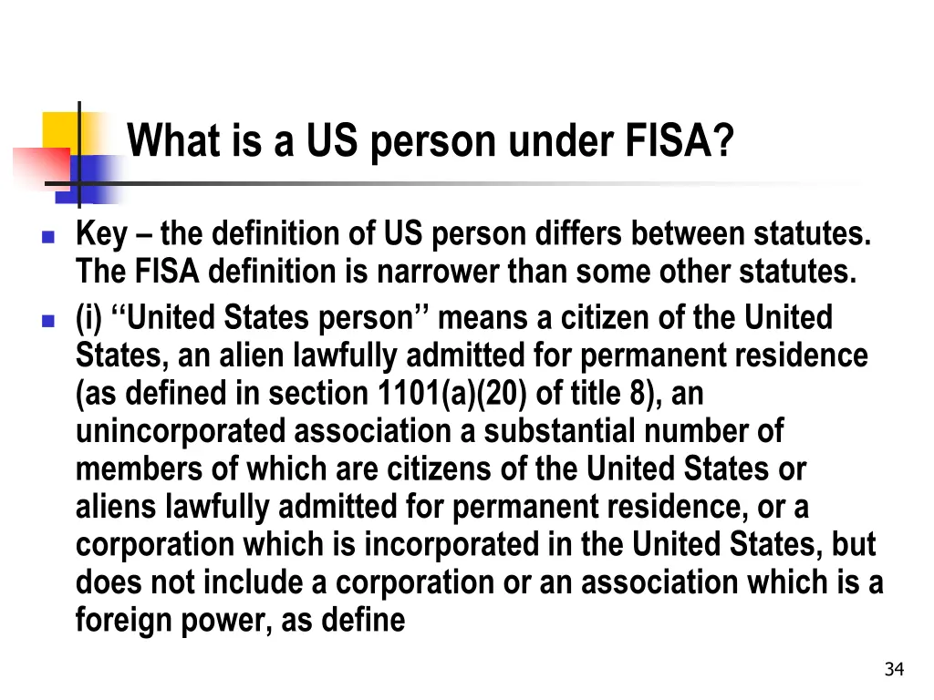 what is a us person under fisa