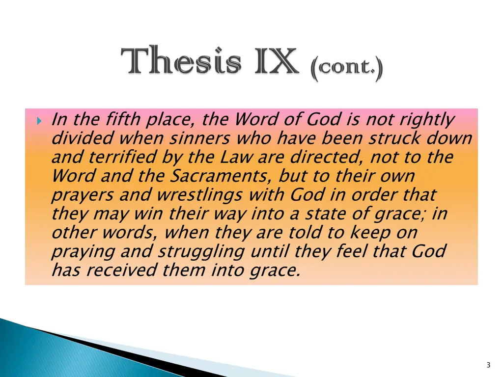 in the fifth place the word of god is not rightly