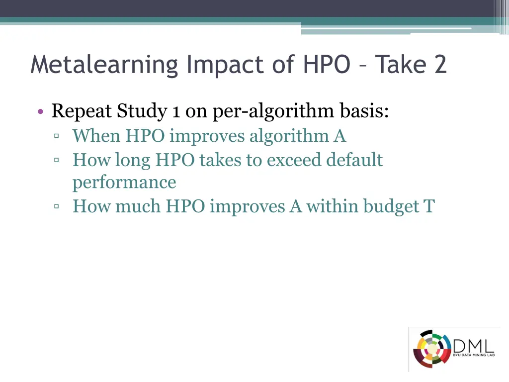 metalearning impact of hpo take 2