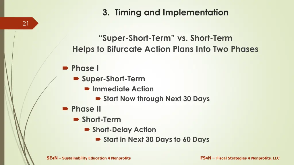 3 timing and implementation 1