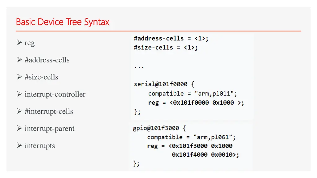 basic device tree syntax basic device tree syntax 1