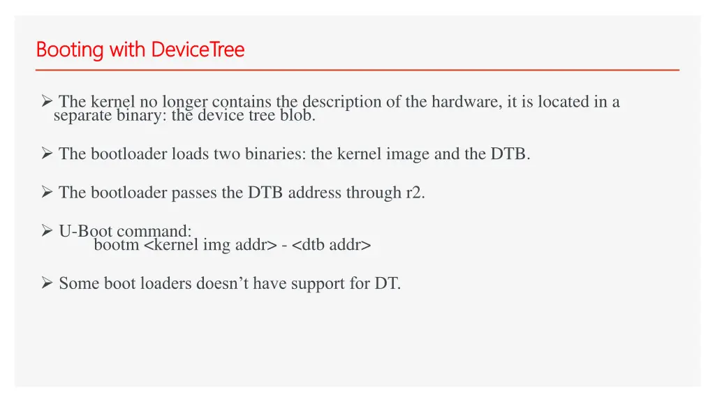 booting with devicetree booting with devicetree