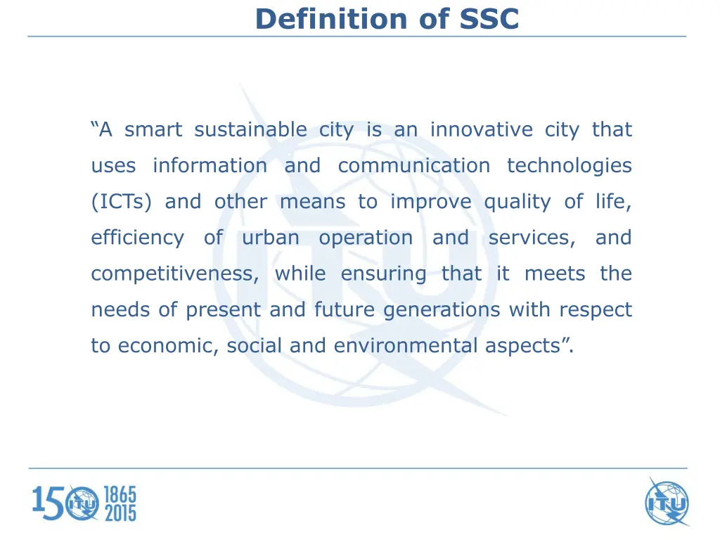 definition of ssc