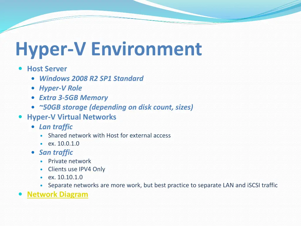 hyper v environment