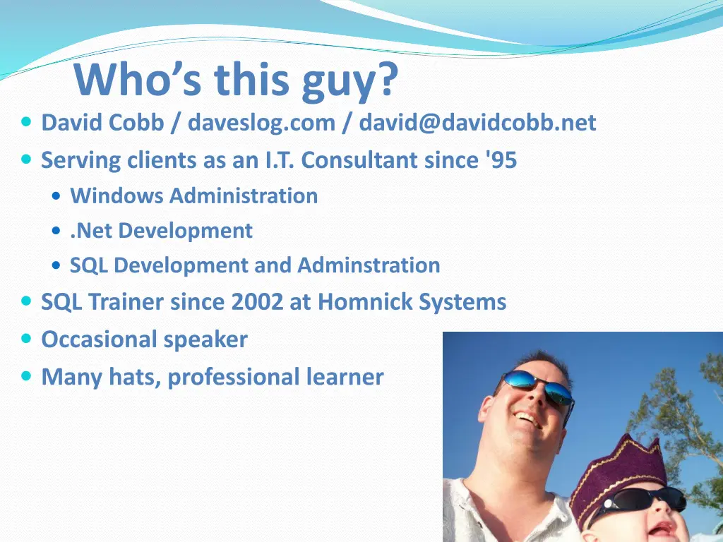 who s this guy david cobb daveslog