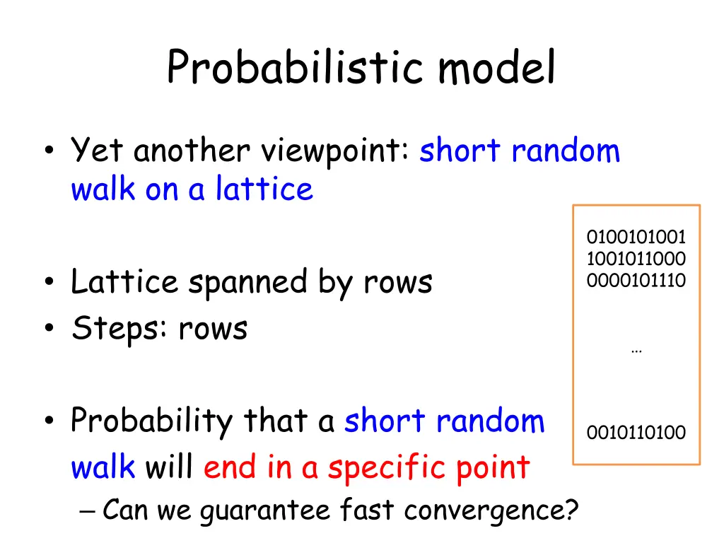 probabilistic model 3