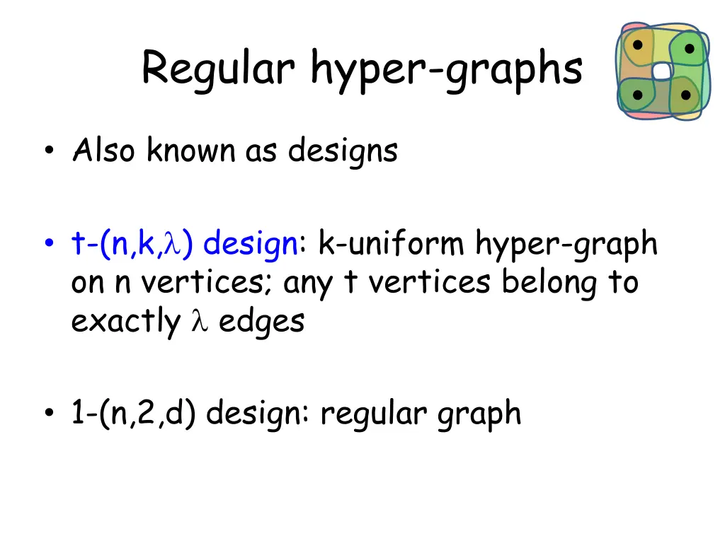 regular hyper graphs