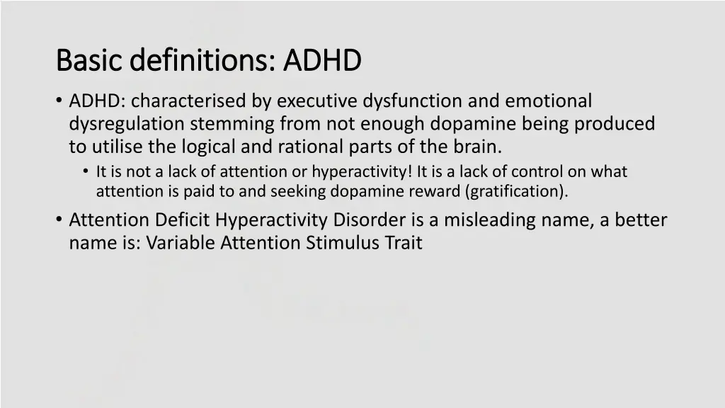 basic definitions adhd basic definitions adhd