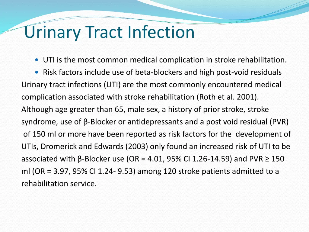 urinary tract infection