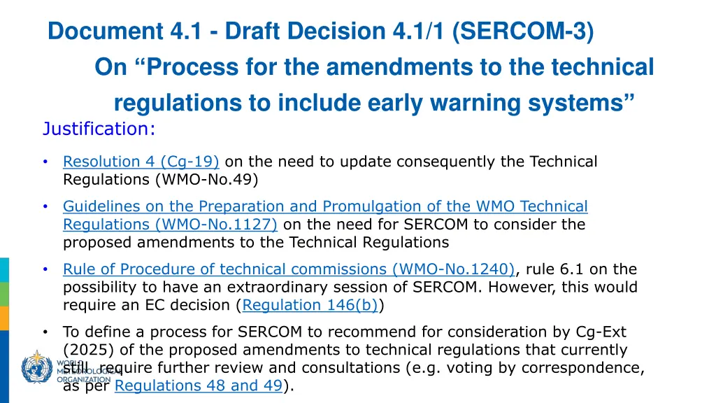 document 4 1 draft decision 4 1 1 sercom