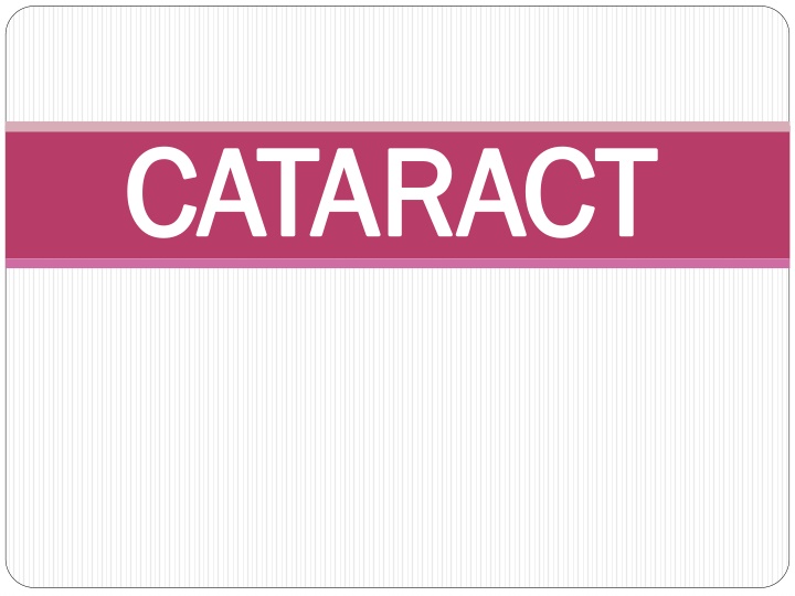 cataract cataract