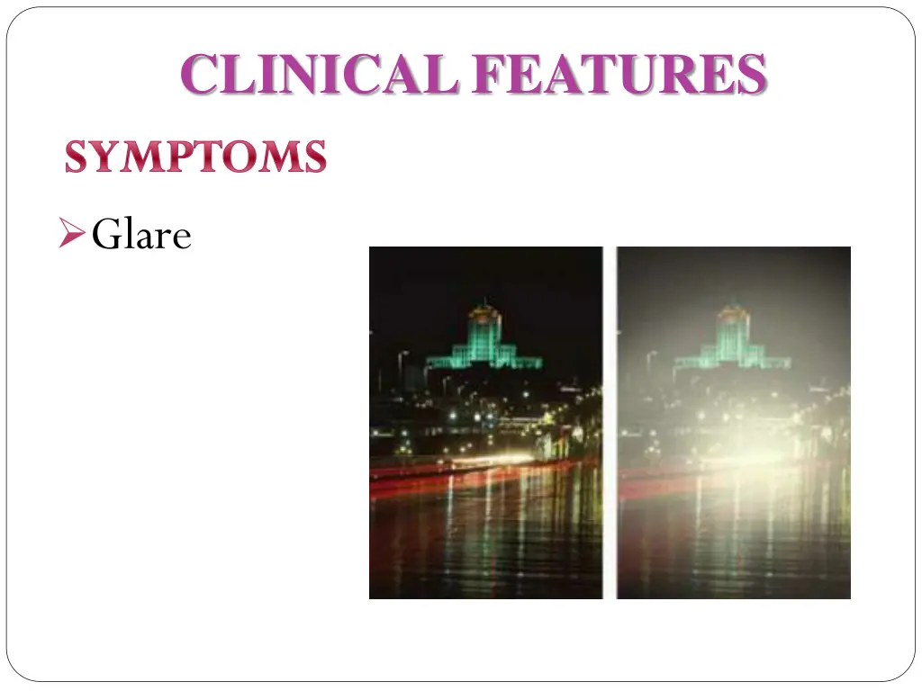 clinical features symptoms