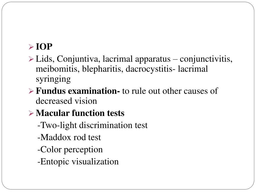 iop lids conjuntiva lacrimal apparatus