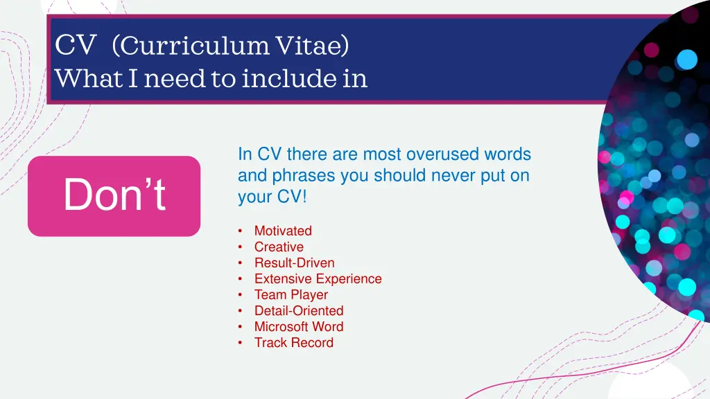 cv curriculum vitae what i need to include in 1