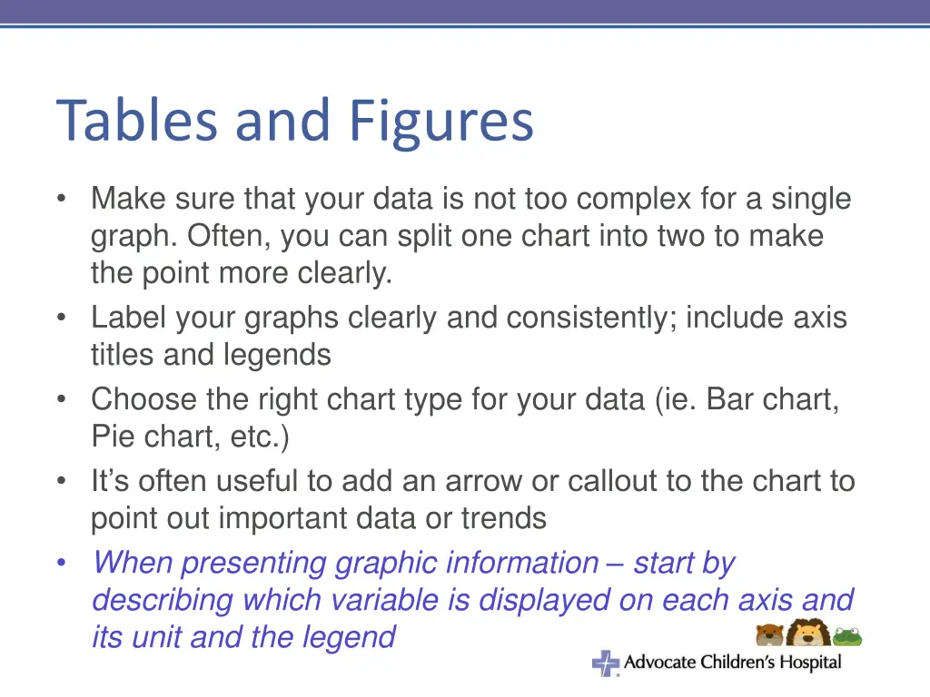 tables and figures