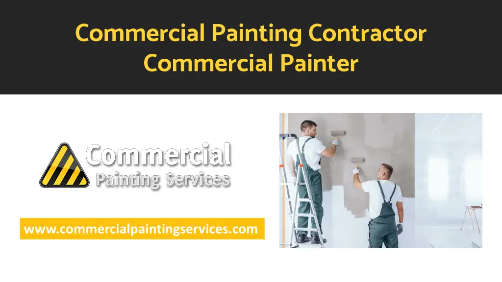 commercial painting contractor commercial painter