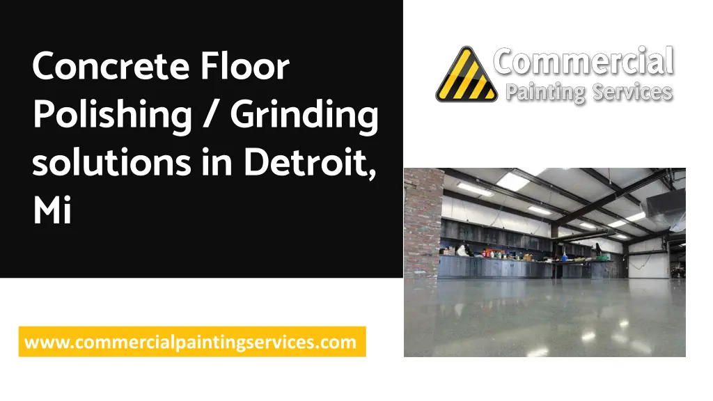 concrete floor polishing grinding solutions