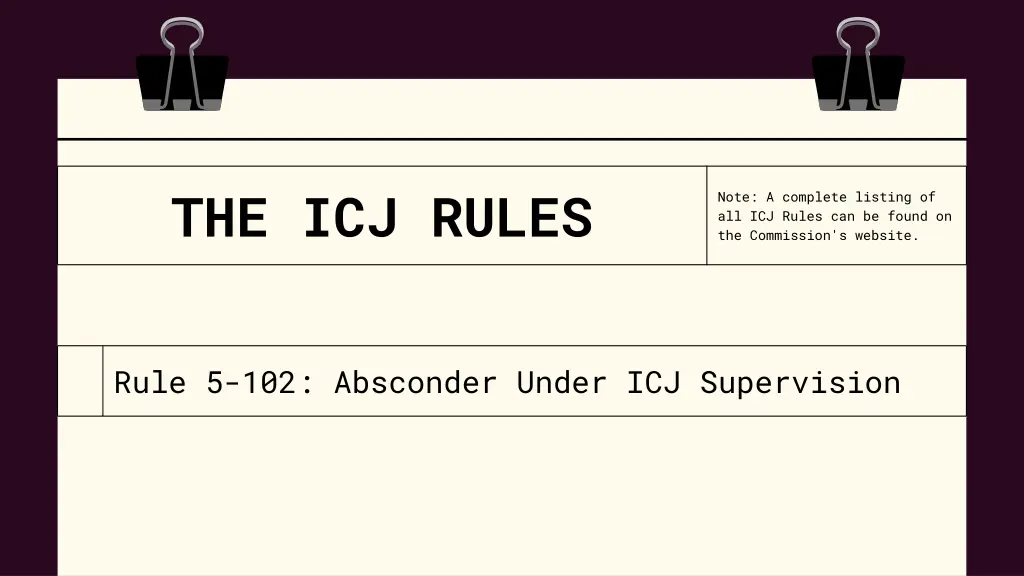 the icj rules