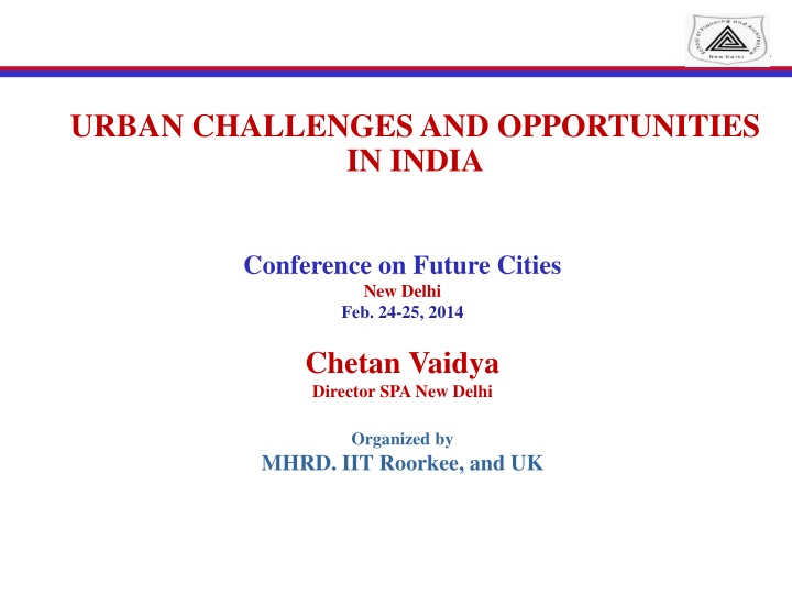 urban challenges and opportunities in india